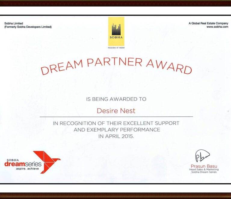 Dream Partner Award 2015